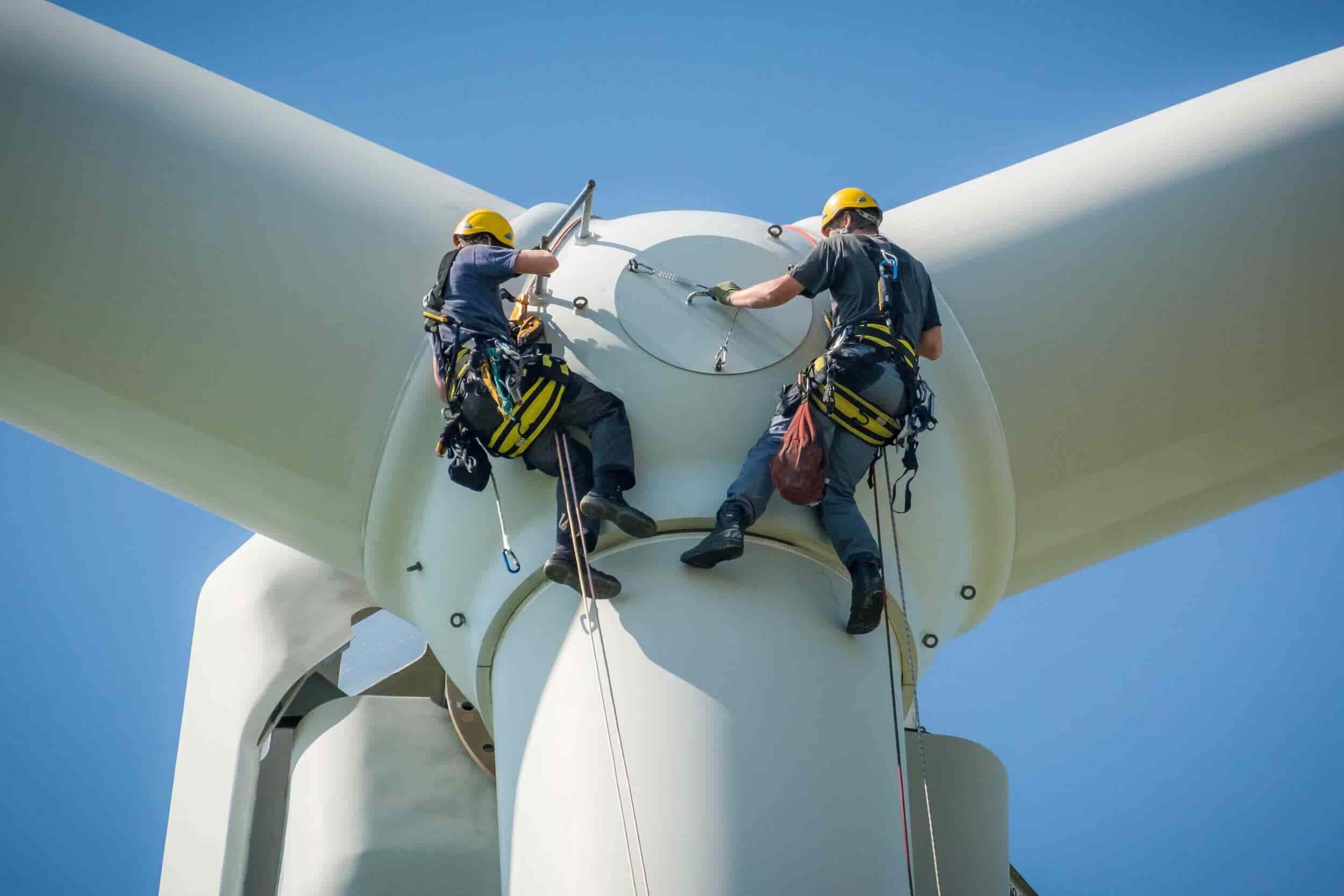 Wind Turbine Rope Inspection